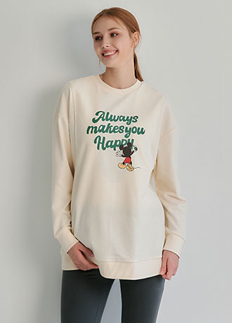 迪士尼米奇長版孕哺上衣