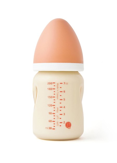 PPSU雞蛋奶瓶200ml (2入)-黃色3