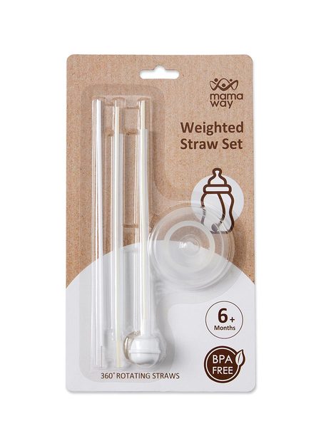 寬口奶瓶防漏學習吸管組(二入)含清潔刷-F1