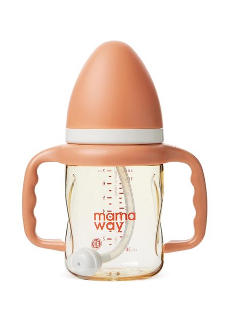 寬口奶瓶防漏學習吸管組(二入)含清潔刷-F3