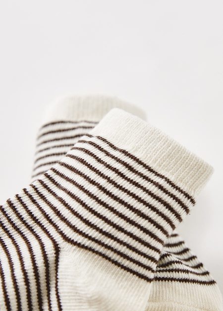 百搭新生兒襪(3入)-咖啡6