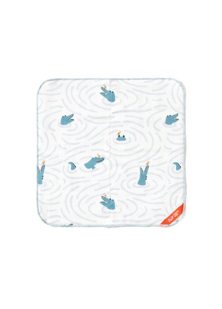 純棉6層紗口水巾(3入)-黃色2