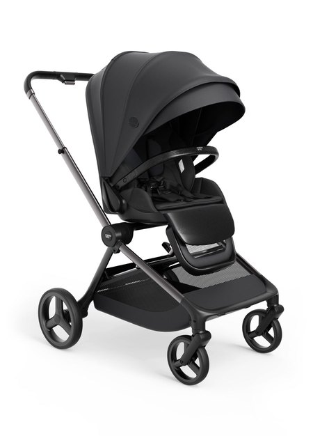 高景觀雙向秒收嬰兒推車-消光黑1