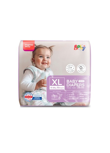 嬰兒尿布/紙尿褲(XLx32片)-XL1