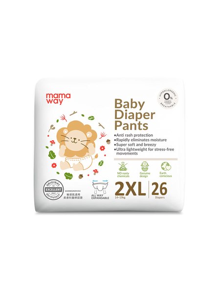 嬰兒褲型尿布/一拉褲(2XLx26片)-2XL1