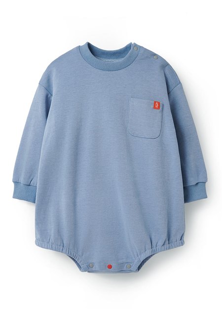 BABY棉質寬鬆包屁衣-藍色1