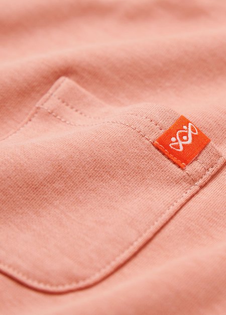 BABY棉質寬鬆包屁衣-粉橘4