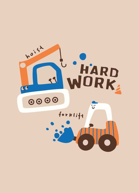 BABY Q彈棉質長袖包屁衣-工程車-卡其4