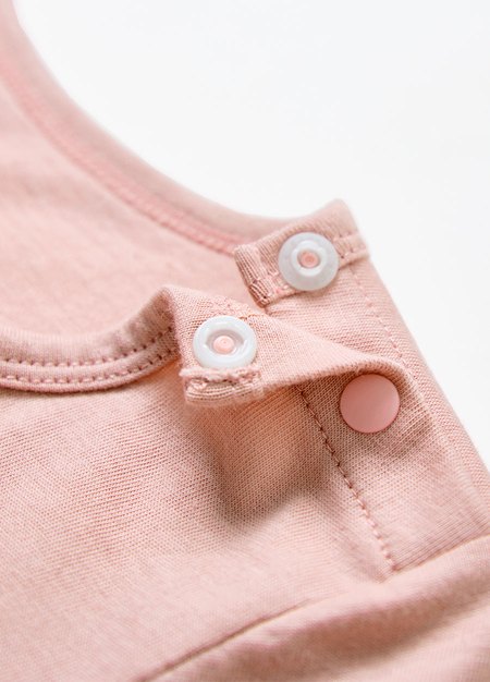 BABY 迪士尼棉質連身包屁衣-維尼與好朋友-淺粉3