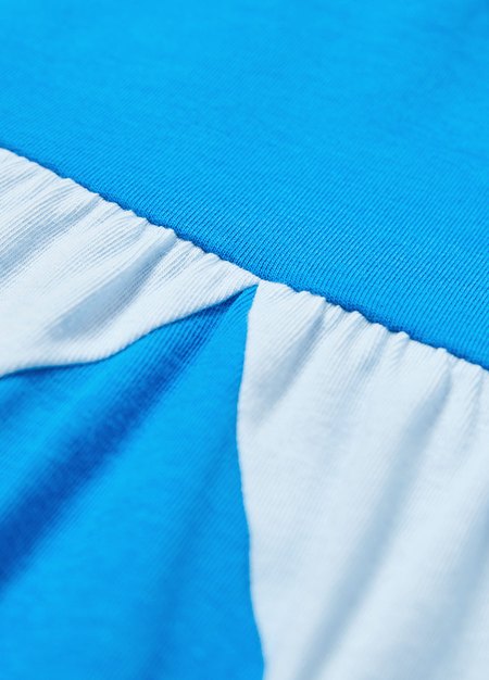 BABY迪士尼公主造型包屁洋裝(附髮帶)-藍色2