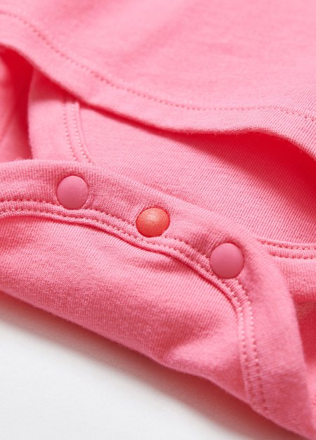 BABY迪士尼公主造型包屁洋裝(附髮帶)-桃紅3