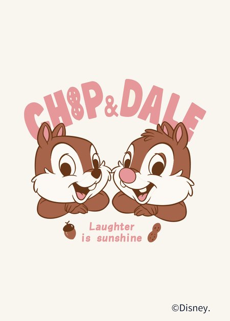 BABY迪士尼毛圈拉克蘭寬鬆包屁衣-奇奇蒂蒂-駝色4