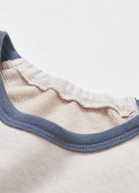 BABY迪士尼毛圈拉克蘭寬鬆包屁衣-怪獸電力公司-灰藍4