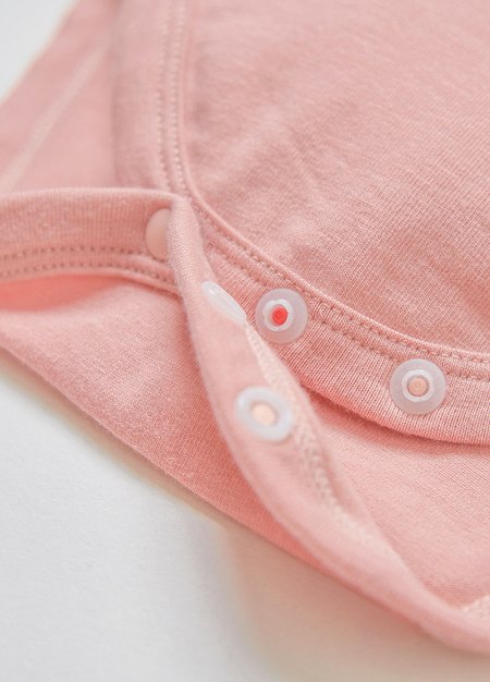 BABY迪士尼蓄熱保溫長袖包屁衣-瑪麗貓-深粉2