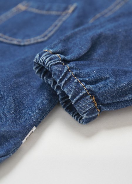 BABY牛仔連帽外套-深藍3