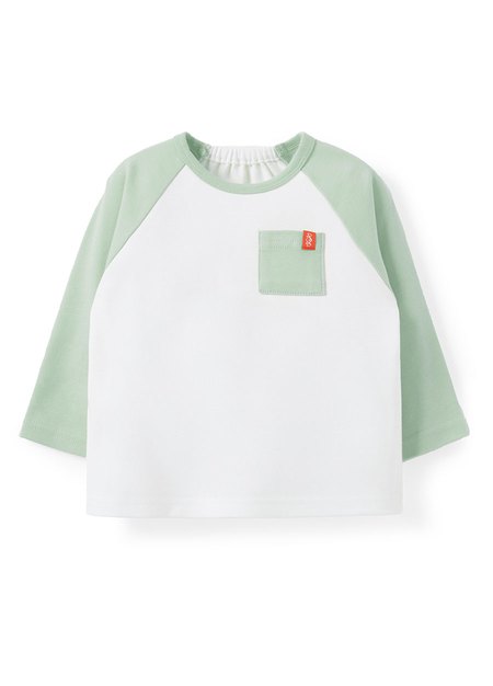 BABY拉克蘭長袖T恤-淺綠1