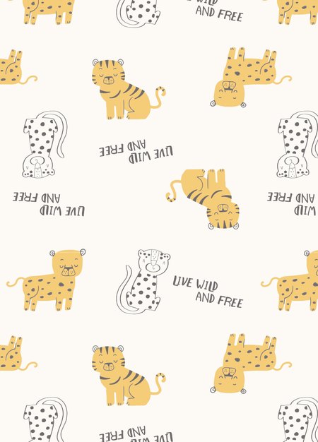 新生兒 Q彈棉質蝴蝶衣-老虎-淺黃4