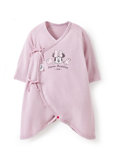 新生兒迪士尼蓄熱保溫蝴蝶衣-米妮與好朋友-淺紫2