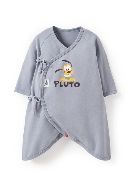 新生兒迪士尼蓄熱保溫蝴蝶衣-布魯托-灰藍2