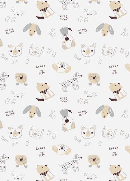 新生兒短袖連身包屁衣-狗狗-白色4