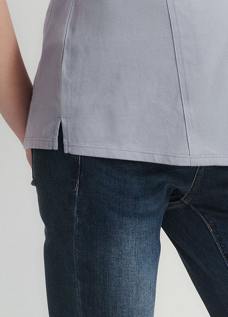 迪士尼米奇&米妮寬鬆孕哺上衣-藍紫4