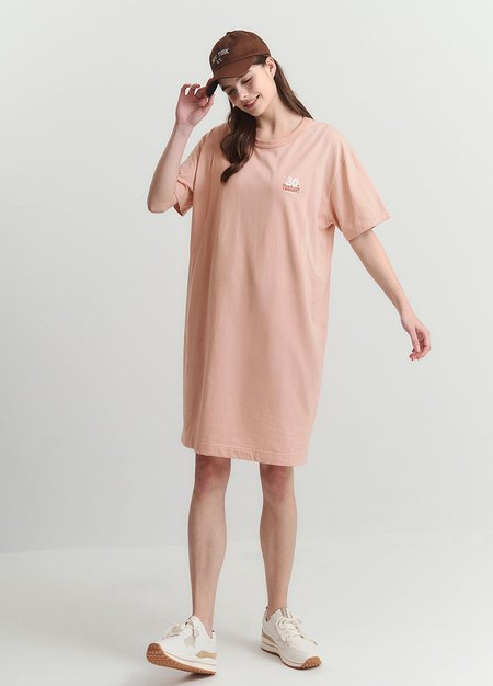 迪士尼玩具總動員孕哺洋裝-粉橘1