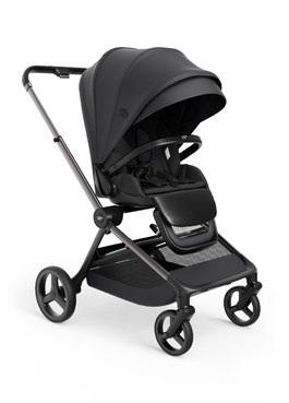 高景觀雙向秒收嬰兒推車 - 消光黑