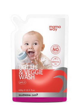 奶瓶蔬果洗潔精(650g補充包) - 