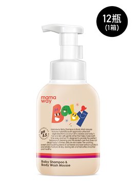 嬰兒洗髮沐浴慕斯(12罐/箱) - 