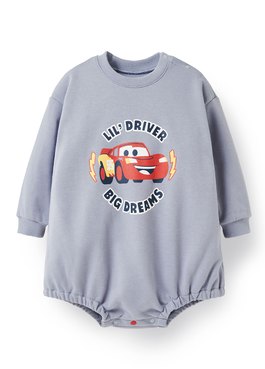 BABY 迪士尼棉質寬鬆包屁衣-麥坤 - 灰藍