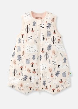 抗菌防踢被(薄款0-24M)拉鍊款-森林家族