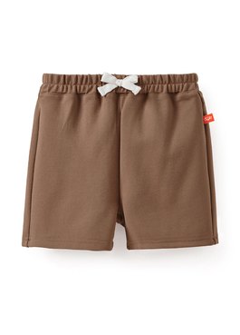 BABY涼感鬆緊短褲 - 深棕