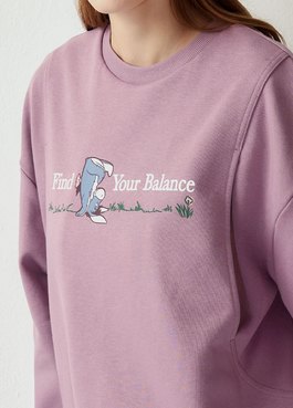 迪士尼維尼好朋友長版孕哺上衣 - 藕紫