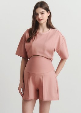 彈力涼感孕婦短褲