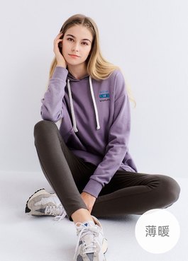 科技羊毛瑜珈孕婦褲 - 深棕